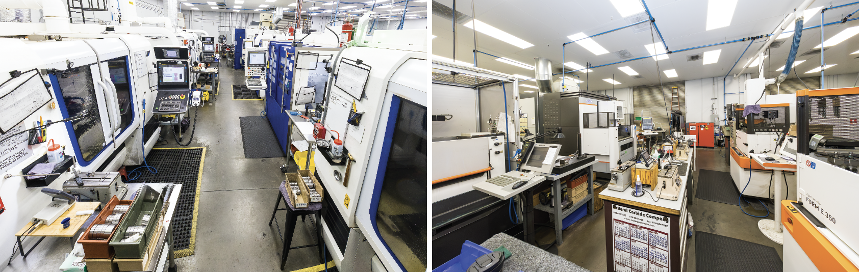 Tungsten carbide is one of the hardest materials known to man and can only be cut with diamond or electricity. Well-equipped for carbide, S&S has an extensive collection of OD/ID grinders as well as EDM/Wire EDM machines.